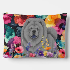 ZEN GARTEN Blue Chow - Große Accessoire-Tasche Zubehörtasche