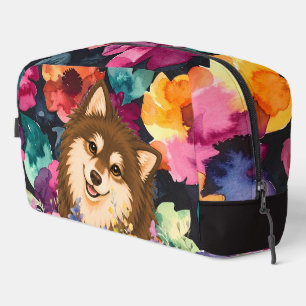 ZEN GARTEN Finnischer Lapphund braun - Kulturbeute Waschbeutel