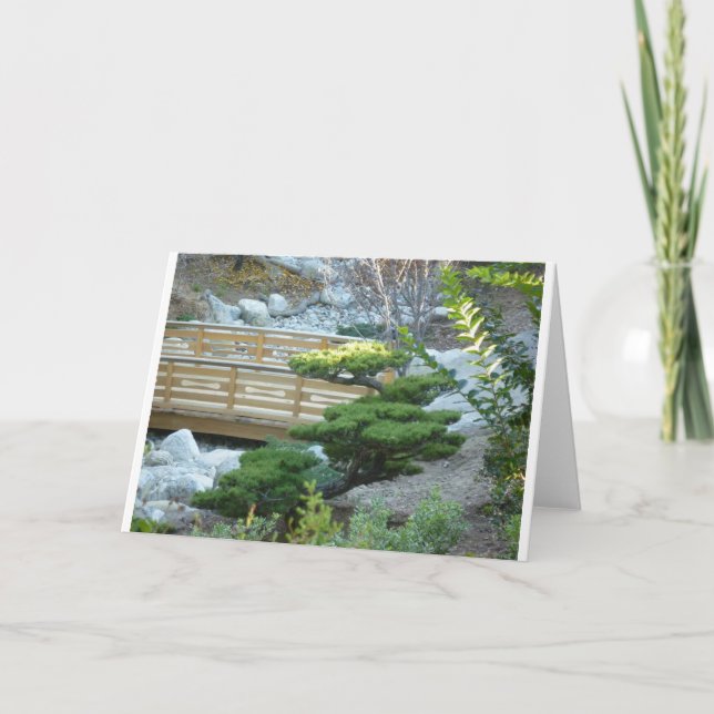 Zen-Garten Karte (Vorderseite)