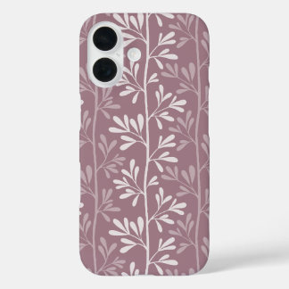 Zen-Garten-Stiele Minimale Botanische Rose Mauve iPhone 16 Hülle
