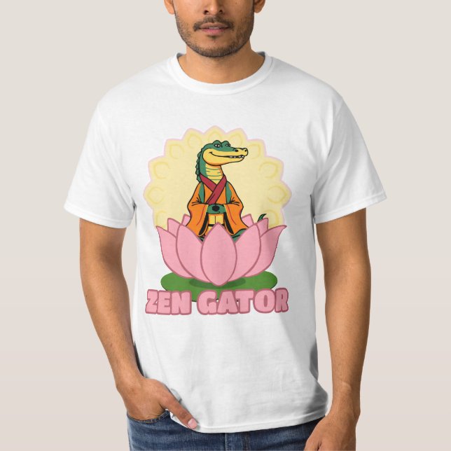 Zen Gator T-shirt design (Devant)
