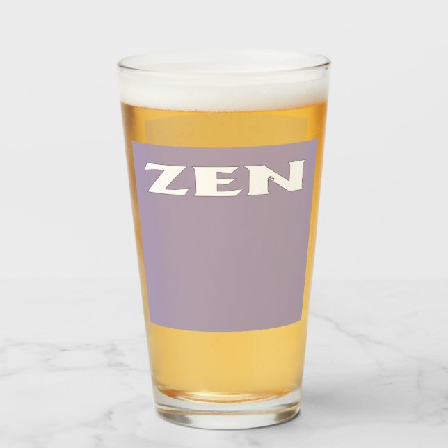 Zen-Grauglas-Wäscher Glas (Vorne (Gefüllt))