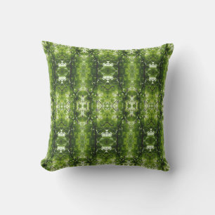 Zen Green Geometric Unique Art Kissen
