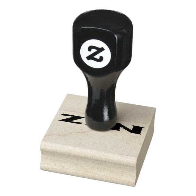 Zen große Briefmarke mit Griff Gummistempel (Stempel)