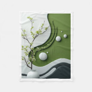 Zen Grüner Zweig und Kugeln Decke