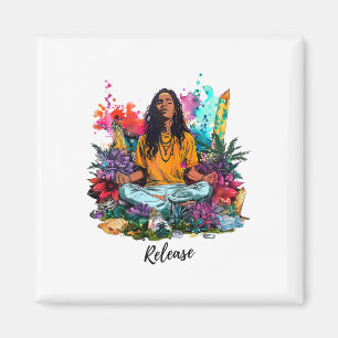 Zen-Harmonie-Yoga- und Meditationsinspiriertes Des Magnet