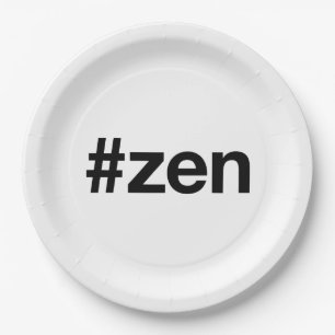 ZEN Hashtag Pappteller