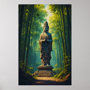 Zen im Bambushain Poster