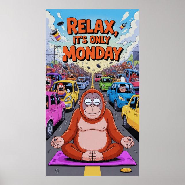 Zen in der schnellen Lane Poster (Vorne)