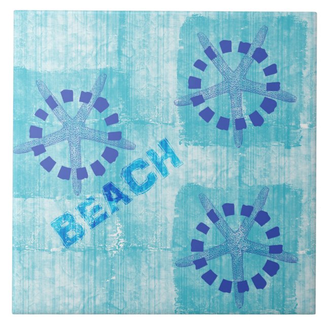 Zen-inspirierte Strand-ThemaStarfish Fliese (Vorderseite)