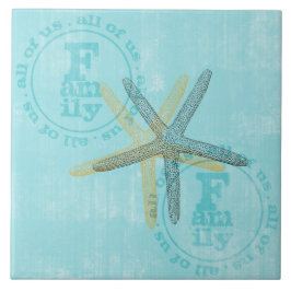 Zen-inspirierte Strand-ThemaStarfish Fliese