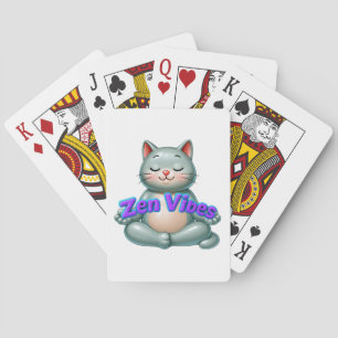 Zen-Katze-Karten Spielkarten