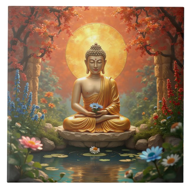 Zen Keramik Tile Fliese (Vorderseite)