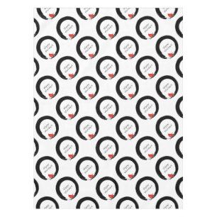 Zen-Kreis mit Weihnachtskardinal Tischdecke