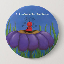 Zen Ladybug Button