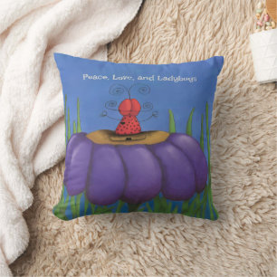 Zen Ladybug Kissen