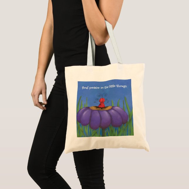 Zen Ladybug Tragetasche (Vorderseite (Produkt))