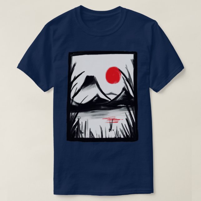 Zen Landscape T-Shirt (Design vorne)