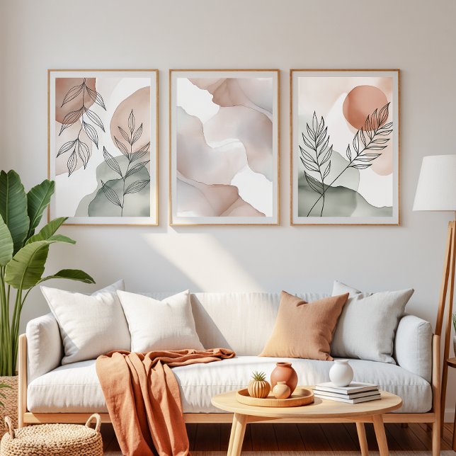 Zen Leaf Zen Minimalistisch Wall Art Bilderwand Sets (Von Creator hochgeladen)