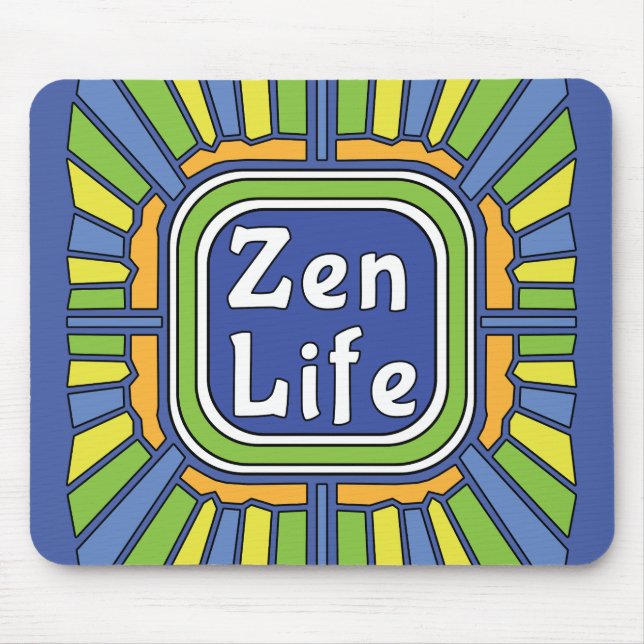 Zen Leben für mich Mousepad (Vorne)