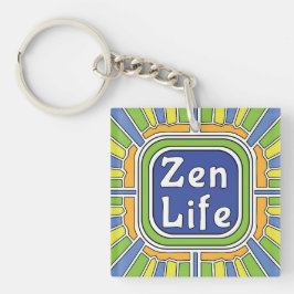 Zen Leben für mich Schlüsselanhänger