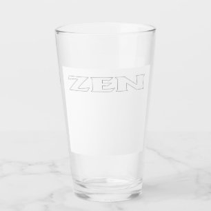 Zen ligne blanche verre blanc
