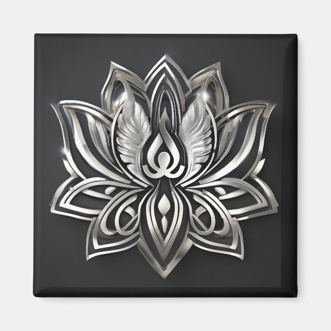 Zen Lotus Magnet (Vorne)