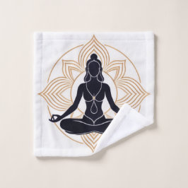 Zen Lotus Mediation Badhandtuch Set