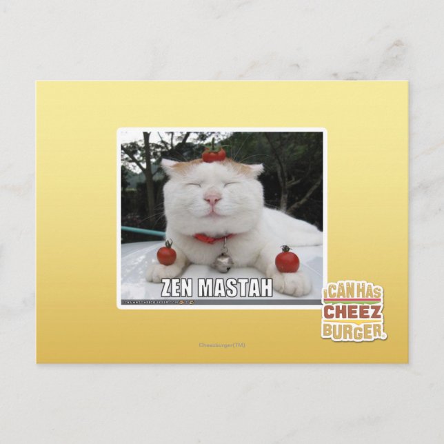 Zen Mastah Postkarte (Vorderseite)