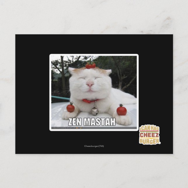 Zen Mastah Postkarte (Vorderseite)