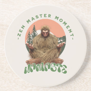 Zen Master Moment Namaste - Bigfoot Maditation Getränkeuntersetzer