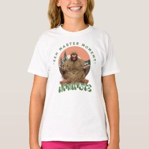Zen Master Moment Namaste - Bigfoot Maditation T-Shirt
