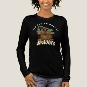 Zen Master Moment Namaste - Bigfoot Maditation Tri-Blend Shirt