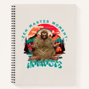 Zen Master Moment - Namaste Funny Bigfoot Notizbuch