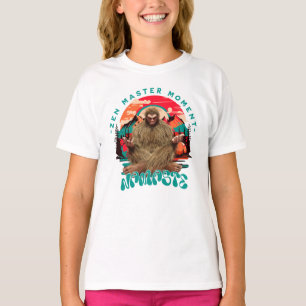 Zen Master Moment - Namaste Funny Bigfoot T-Shirt