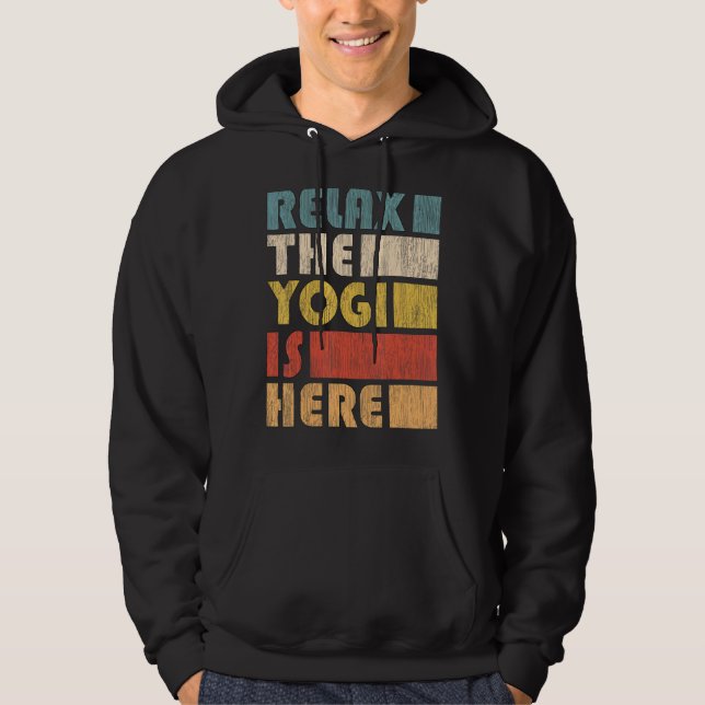 Zen Meditation Yoga Relax The Yogi Omm Hoodie (Vorderseite)