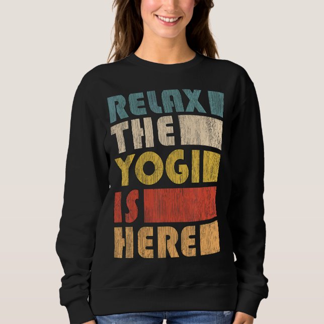 Zen Meditation Yoga Relax The Yogi Omm Sweatshirt (Vorderseite)