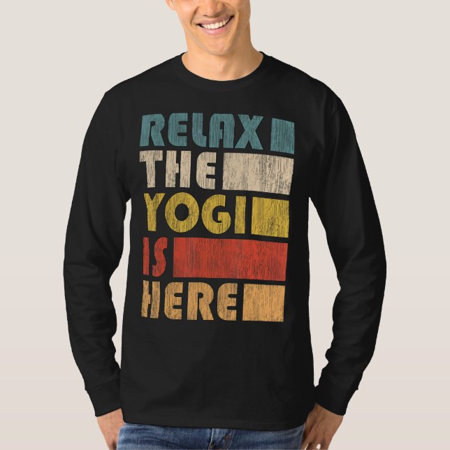 Zen Meditation Yoga Relax The Yogi Omm T-Shirt (Vorderseite)