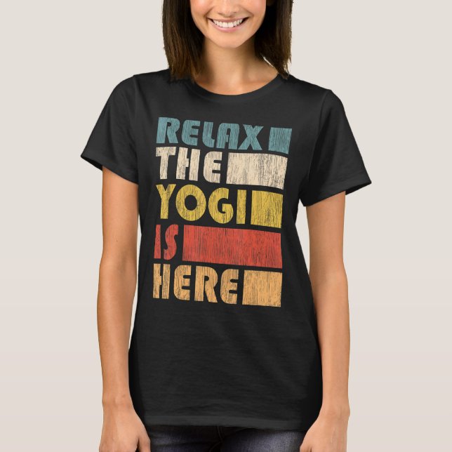 Zen Meditation Yoga Relax The Yogi Omm T-Shirt (Vorderseite)