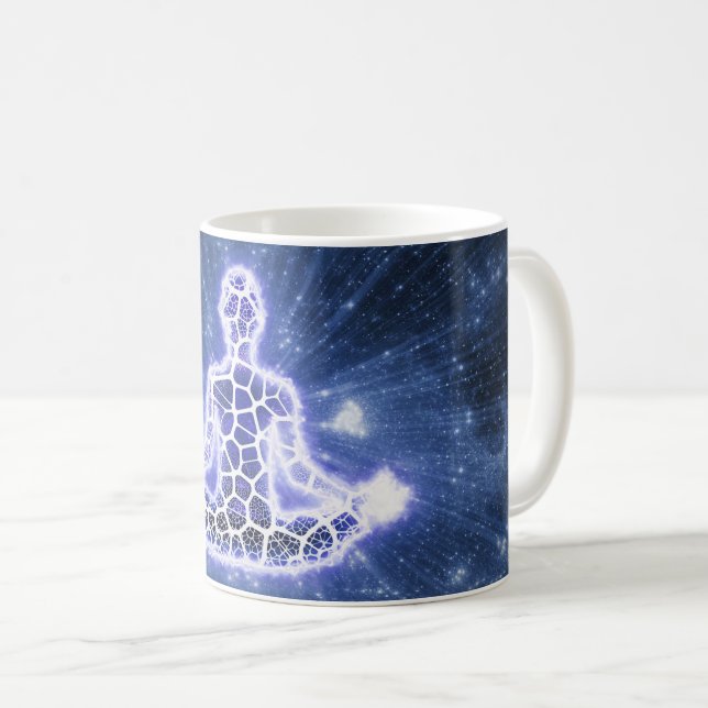Zen Meditation Yoga Tea Cup Kaffee Tasse (VorderseiteRechts)