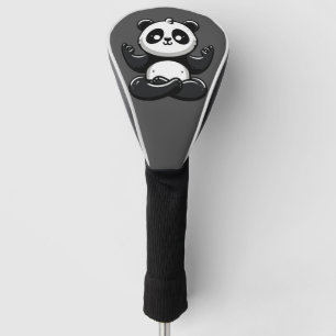 Zen Meditationspanda - Süße Tier Meditation Pose Golf Headcover