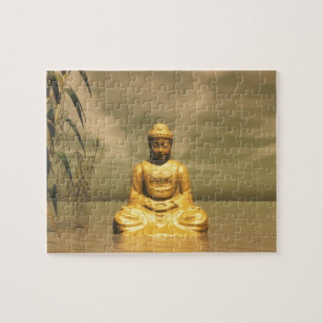 Zen meditierender Buddha (Horizontal)