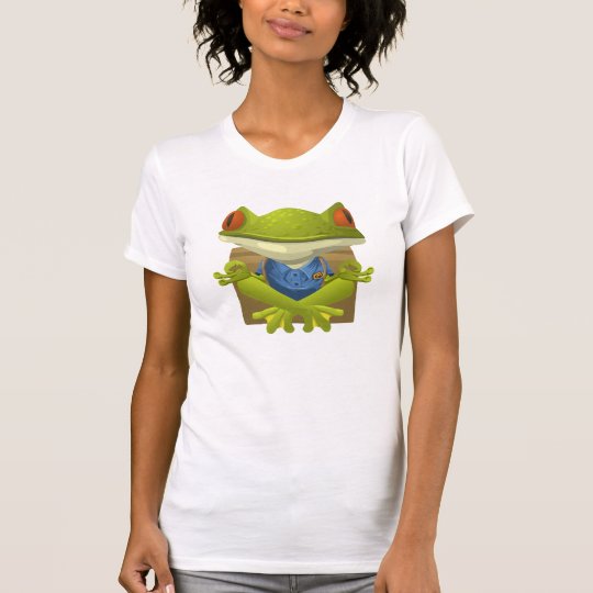 Zen-meditierendes Frosch-Shirt T-Shirt