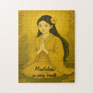 Zen Medizin Kunst Mindfulness Yoga Gelbe Angewohnh