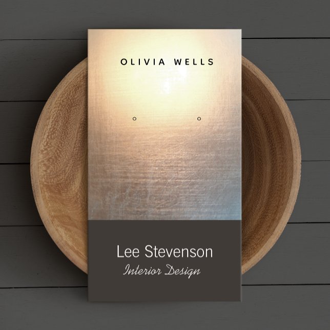 Zen Minimalistisch Simple New Age Interior Designe Visitenkarte (Von Creator hochgeladen)