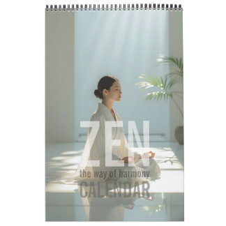 Zen-Minimalistischer Wandkalender