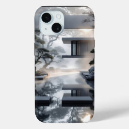 Zen Modern: Where Mist Meets Minimalism Case-Mate iPhone Hülle