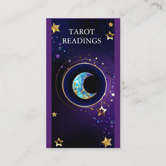 Zen Mystical Tarot Spirale Visitenkarte (Vorderseite)