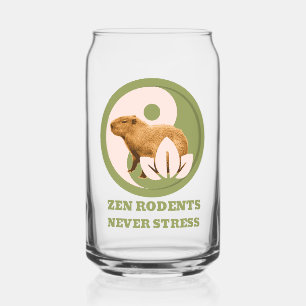 Zen-Nagetiere Stressen Nie Capybara Humor Dosenglas