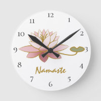 *~* Zen Namaste rosa Lotos-Blumen-geistiges Weiß